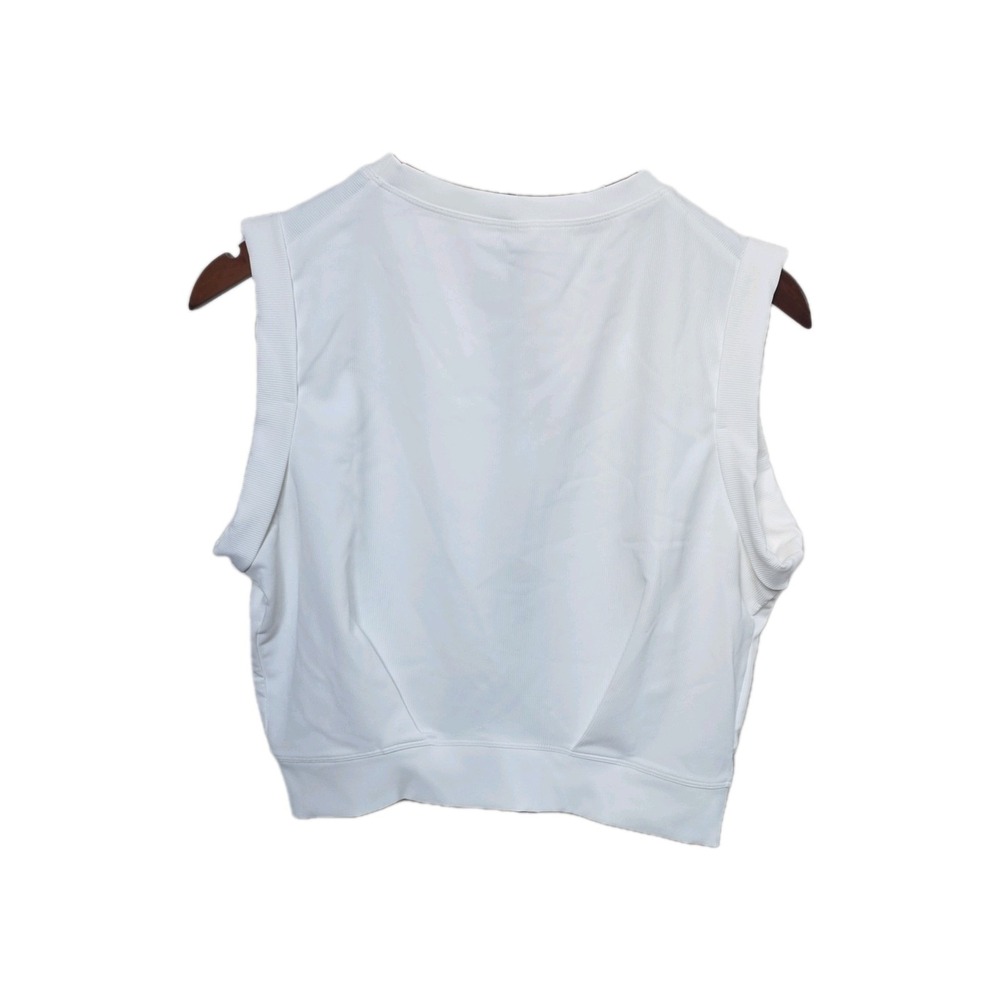 NWT Halara cropped yoga tank. Breathable, stretchy & pet-hair resistant. Size L. - Picture 12 of 12